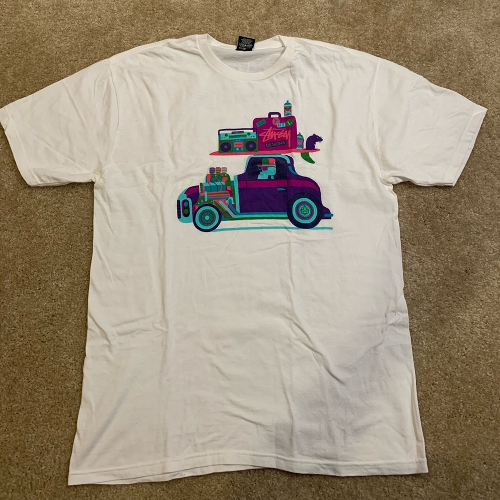 Men stussy t-shirt. Large. Used.